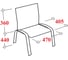 Стул FA_EChair Rio (ИЗО) хром, к/з синий DO730 EasyChair 1647592 2