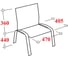 Стул UA_EChair Rio(ИЗО/ISO) черный, к/з бежевый V-18 EasyChair 1647585 3