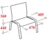 Стул UA_EChair Rio(ИЗО/ISO) черный, к/з синий V-15 EasyChair 1647586 3