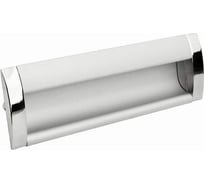 Ручка врезная Marlok 128 мм AL/CP алюминий/хром 002003