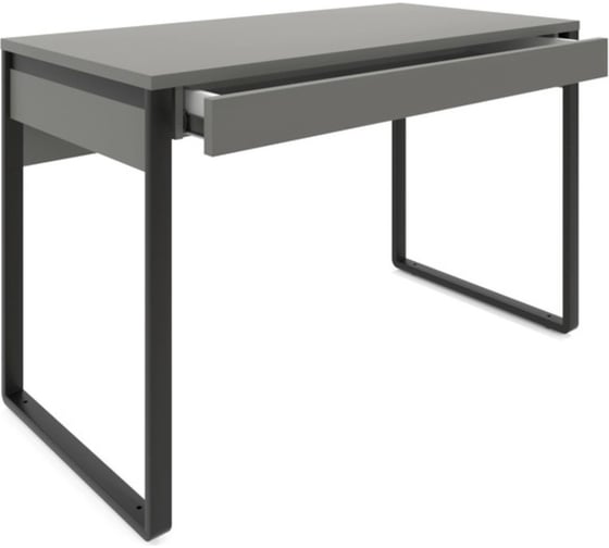 Письменный стол Desk Question лофт DQ MADRID М-1 черный/серый графит, 1200х600х769 мм 117267