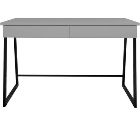 Письменный стол Desk Question лофт DQ MADRID М-3 черный/серый графит, 1200х600х775 мм 117273