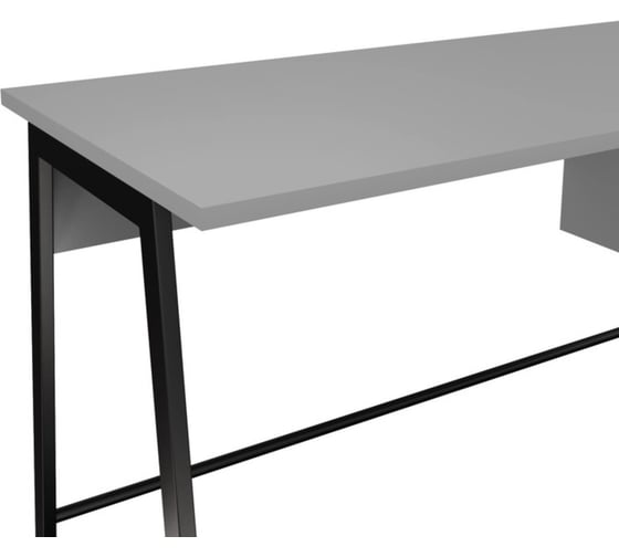 Письменный стол Desk Question лофт DQ MADRID М-4 черный/серый графит, 1200х600х775 мм 117276