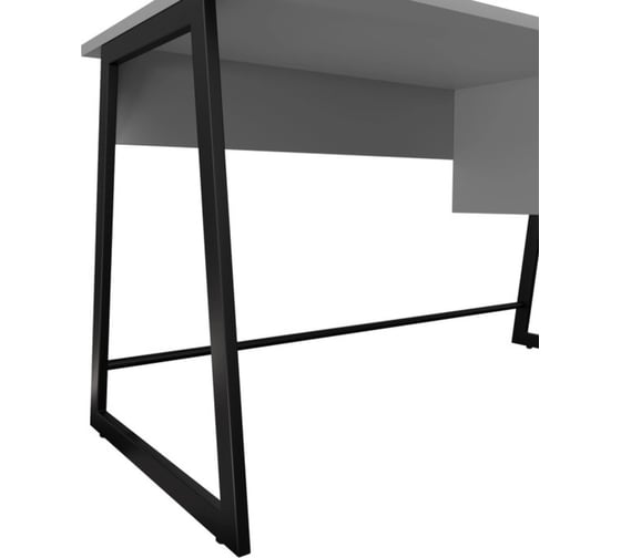 Письменный стол Desk Question лофт DQ MADRID М-4 черный/серый графит, 1200х600х775 мм 117276