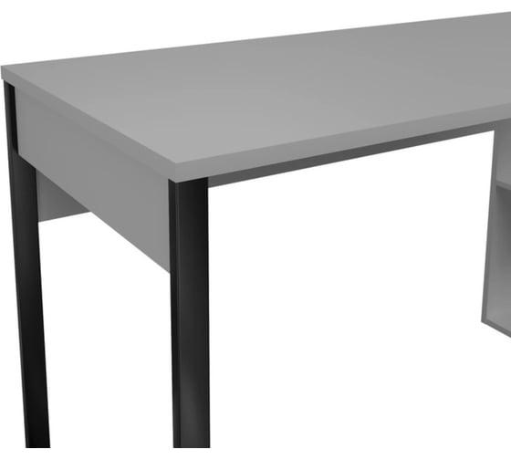 Письменный стол Desk Question лофт DQ MADRID M-6 серый графит, 1200х600х775 мм 117281