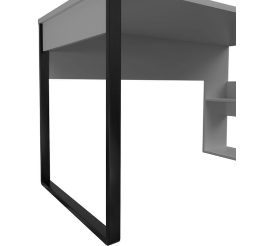 Письменный стол Desk Question лофт DQ MADRID M-6 серый графит, 1200х600х775 мм 117281