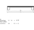 Ручка-скоба Viefe Graf2 256 мм черный шлифованный 0430256L30 2