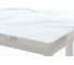 Стол Desk Question лофт DQ Nabag белый мрамор, корпус белый, 350х350х710 мм 10156 4