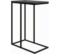 Стол Desk Question лофт DQ Nabag черный мрамор, корпус черный, 500х300 мм 10157