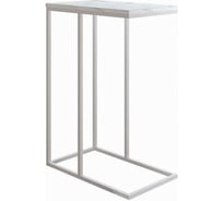 Стол Desk Question лофт DQ Nabag белый мрамор, корпус белый, 300х500х710 мм 10159