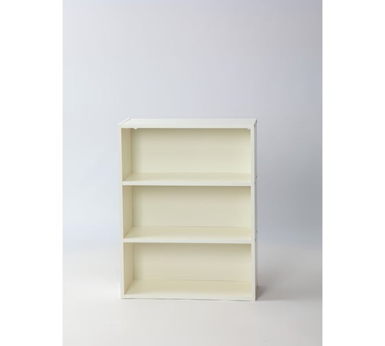 Стеллаж с открытыми полками Letta Ультра Белое тиснение 600x778x240 мм L2603 1