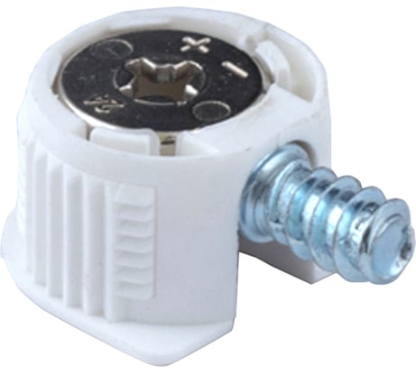 Полкодержатель-стяжка Element D20мм + шток 11 мм белый 4 шт 535660