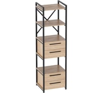 Стеллаж Мебельград Бонн большой - 1 комплект полок 2 ящика 67 575