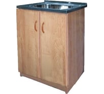 Тумба под мойку Terma 60х60 см, бук, 2 двери 31020