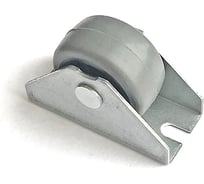 Выкатной ролик Amix d.24 h 27 ОЦ с обрезин. колесом серый 24309