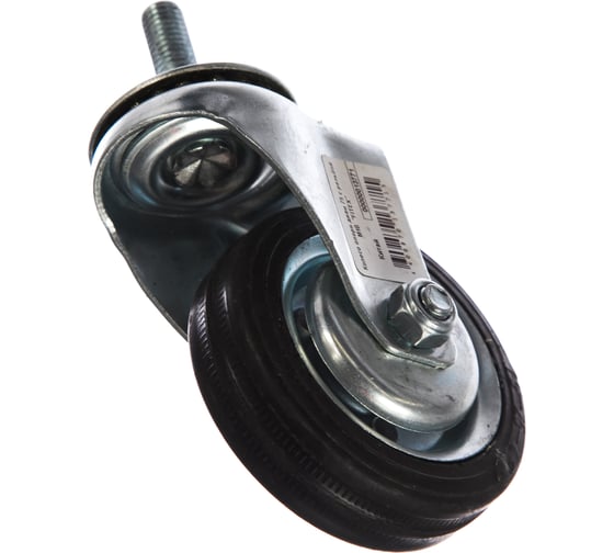 Опорное колесо Fit d75 с резьбой М10 EX 06.321.075 BK