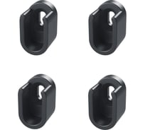 Карман сетчатых полок НАЙДИ малый, упаковка 4 шт, черный KSPM4-10