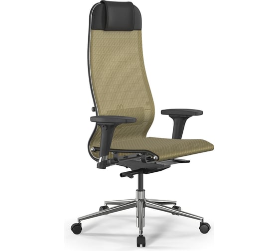 Кресло МЕТТА SynchroSit 10 B1-104D - T /Um00/Nb00/D02P(M23.B23.G18.W02) z509228893 1