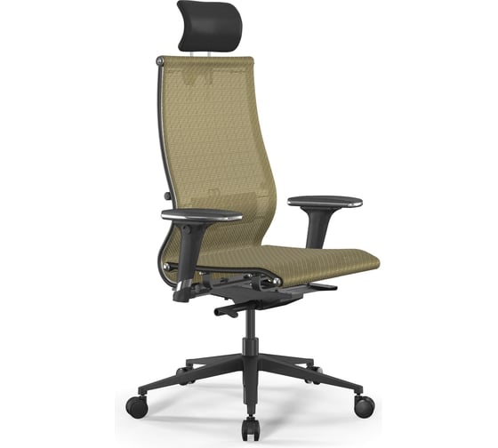 Кресло МЕТТА SynchroSit 10 B2-107D - T /Km00/Nb00/D32P/H3mL-2D(M23.B11.G19.W03) z509230421 1