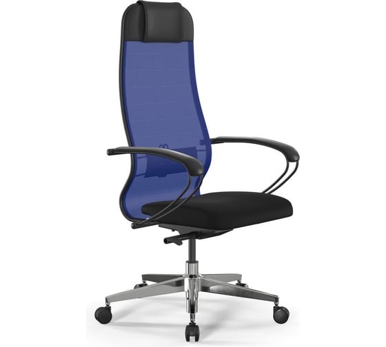 Кресло МЕТТА SynchroSit 10 B1-111K - X2+UMF(X1) /Ub00/Wh00/K1bL(M23.B22.G18.W03) z509229494 1