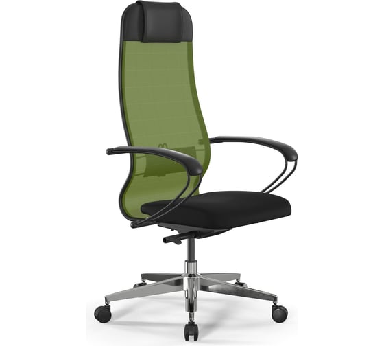 Кресло МЕТТА SynchroSit 10 B1-111K - X2+UMF(X1) /Ub00/Wh00/K1bL(M23.B22.G18.W03) z509229524 1