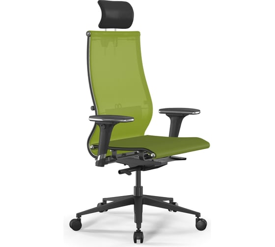Кресло МЕТТА SynchroSit 10 B2-107D - T /Km00/Nb00/D32P/H3mL-2D(M23.B11.G19.W03) z509230445 1