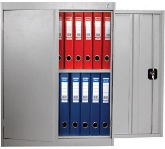 Шкаф для бумаг ООО Комус MZШХА/2900 с 1 полкой, 2 дверный 910x500x920 355854