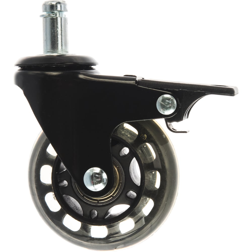 Brante колесо для кресла с тормозом Brante d 65 мм на штыре m11 силикон