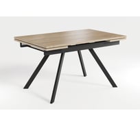 Стол Столбург РЕНДАЛ EGGER: Дуб Бардолино серый, Царговый пояс Черный 4657808238737