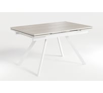 Стол Столбург РЕНДАЛ EGGER: Сосна Касцина, Царговый пояс Белый 4657811521154