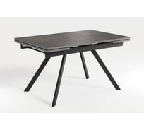 Стол Столбург РЕНДАЛ EGGER: Бетон Чикаго темно-серый, Царговый пояс Черный 4657808231196