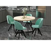 Стол Столбург ГАСПАР-К МАССИВ D 940 Тон Дуб молочный (шпон дуба) 4627194501494