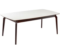 Стол Столбург Энцо 01 EGGER: Древесина белая - Основание Черешня массив 4627194559792