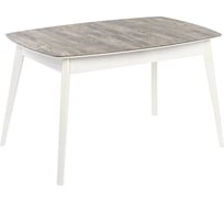 Стол Столбург Лестер СТП МДФ: Белое Дерево - Стеклопастик: Кантри 4627194503962