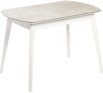 Стол Столбург Атлас 07 СТП МДФ: Белое дерево - Стеклопластик: Бетао 4627194498169