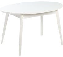 Стол Столбург Таггарт 01 СТ ЛДСП: Белое - Стекло экстра белое 4627194558627