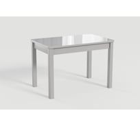 Стол Столбург Айсберг 07 СТ ЛДСП: Серое - Стекло серое 4627194490347