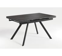 Стол Столбург РЕНДАЛ EGGER: Камень Черный, Царговый пояс Черный 4657808238690