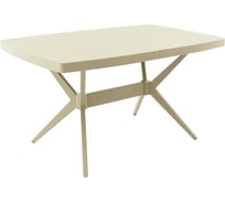 Стол AURORA Оскар 2М Glass 140, Капучино 101912