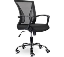 Компьютерное офисное кресло BRABIX Wings MG-304, с подлокотниками, хром, сетка 532016