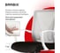 Компьютерное офисное кресло BRABIX Wings MG-306, с подлокотниками, хром, сетка 532010 6