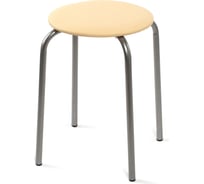 Круглый табурет NIKA Ника эконом 2, слоновая кость NKTEK2/1