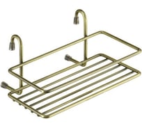 Малая короткая полка Lemax длина 200 мм, ширина 120 мм, высота 100 мм, античная бронза MX-061 AB