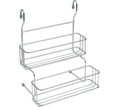 Полка двухъярусная малая для банок lemax, хром MX-068