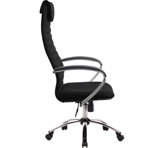 Офисное кресло МЕТТА BK-10CH, ткань-сетка, хром, черное 531879