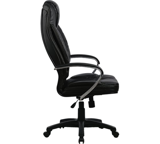 Офисное кресло МЕТТА "LK-12PL", экокожа, черное 531505