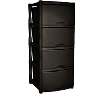 Универсальный комод BranQ Nature 4-секционный венге BQ3773ВНГ