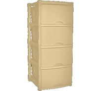 Универсальный комод BranQ Nature 4-секционный слоновая кость BQ3773СЛК