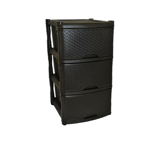 Универсальный комод BranQ Nature 3-секционный венге BQ3772ВНГ