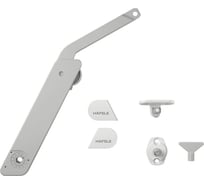 Подъемный механизм Hafele Free flap Н 1,5 Модель A, серый, втулка серая 372.39.300